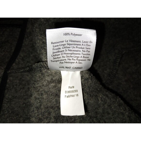 Eddie Bauer Womens 2XL Grey Full Zip Long Sleeve Long Sweater Jacket - Picture 10 of 10